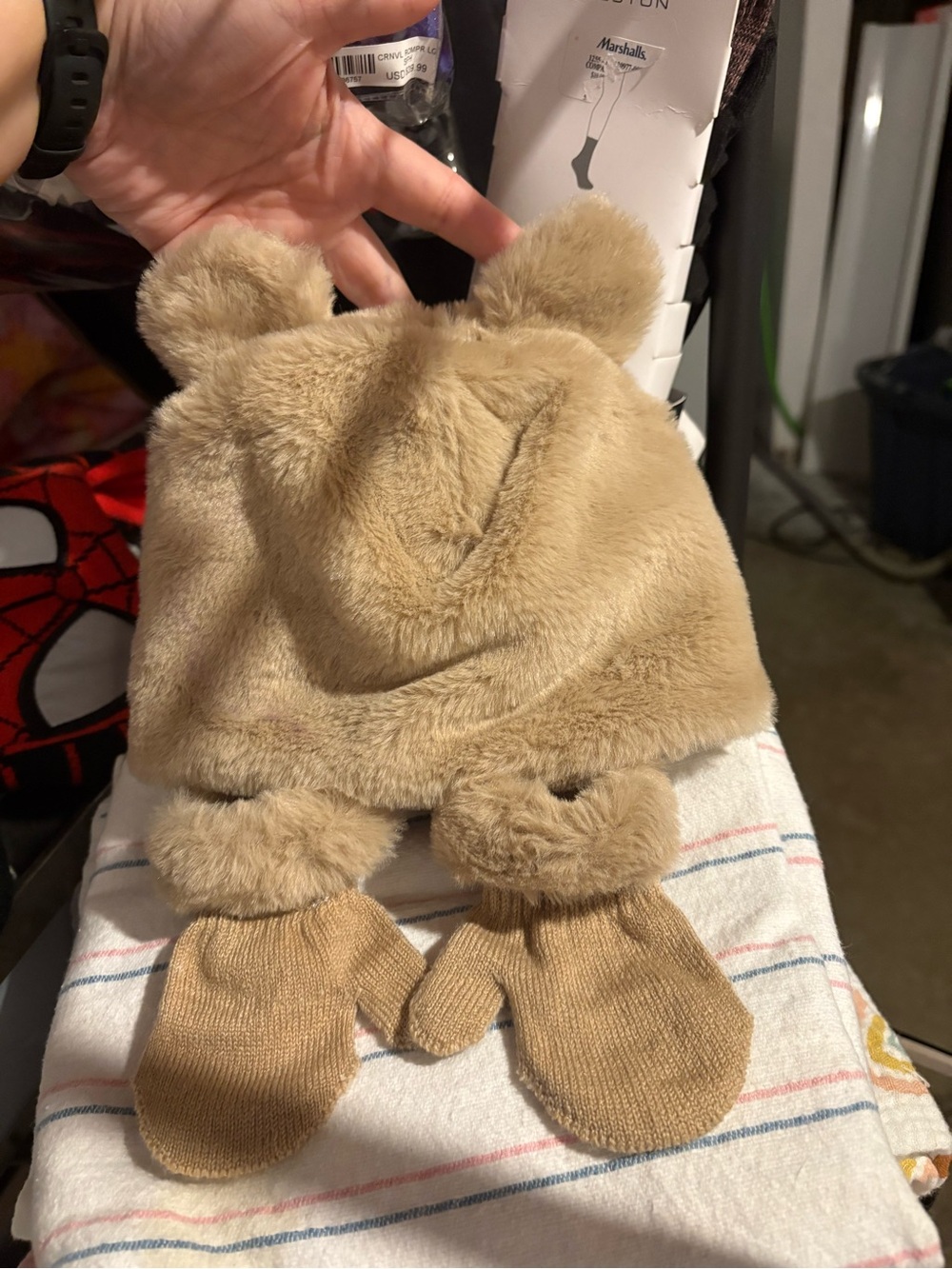Toby hat and mitten set 6-18m